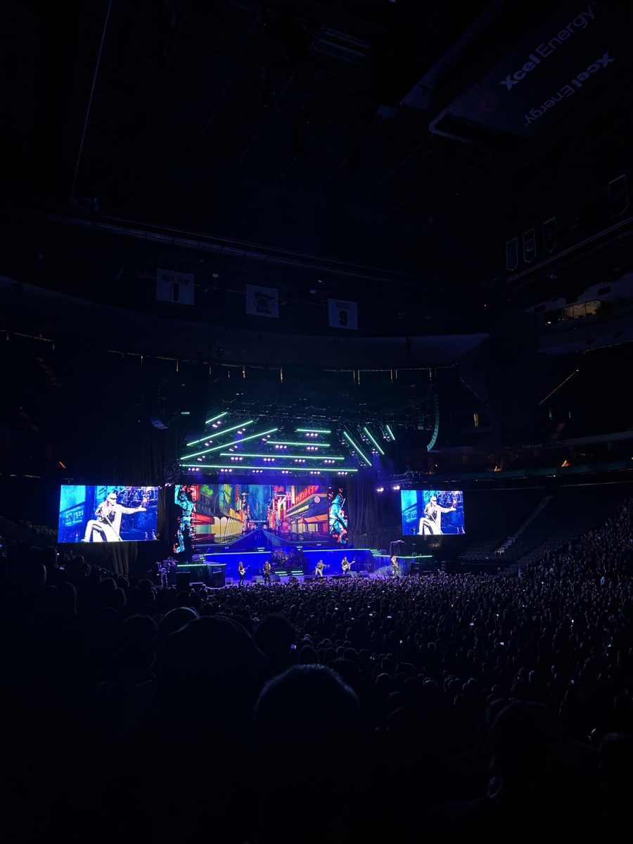 Iron Maiden preforming “Caught Somewhere in Time” during the Future Past tour in St.Paul, MN